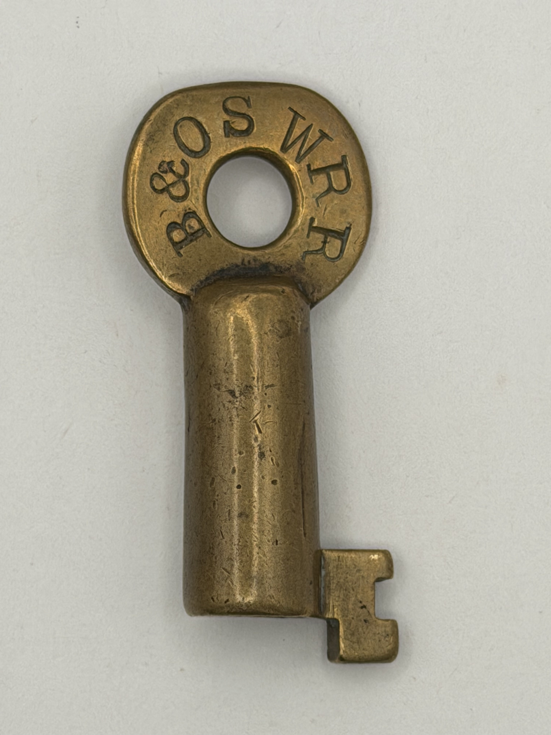 Baltimore and Ohio Railroad Southwestern Railroad No hallmark Brass Switch B&OSWRR