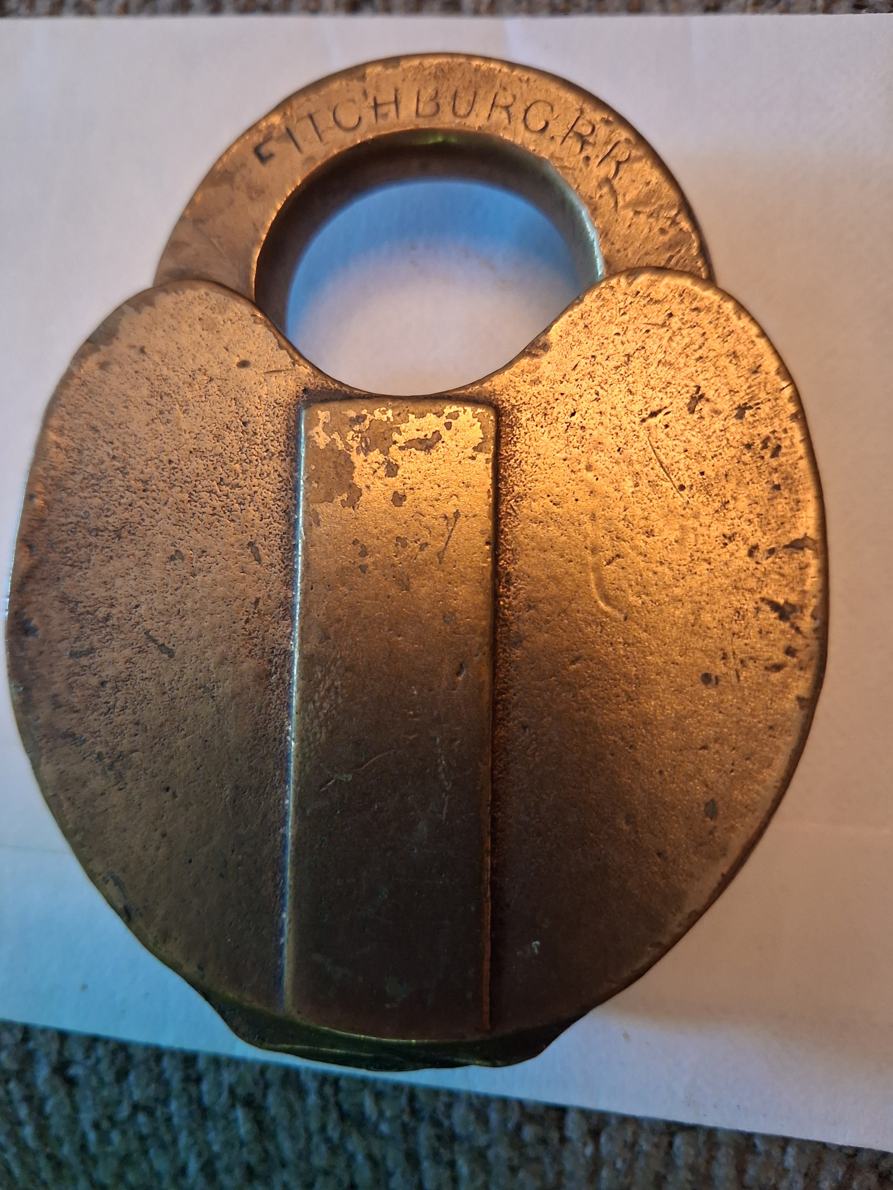Fitchburg RR Wilson [“W”] Bohannan Co. Brass Switch FRR