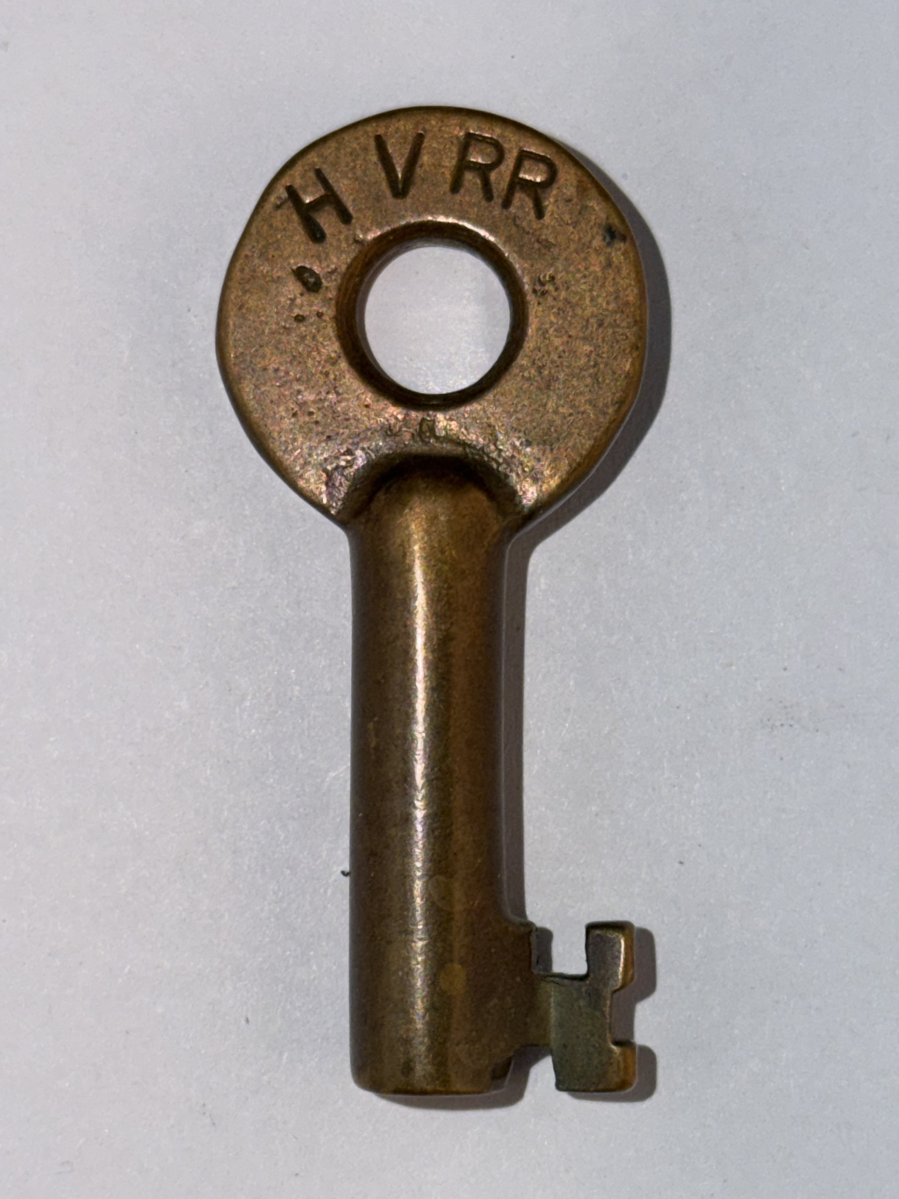 Hocking Valley Railroad Brass Switch Key HVRR