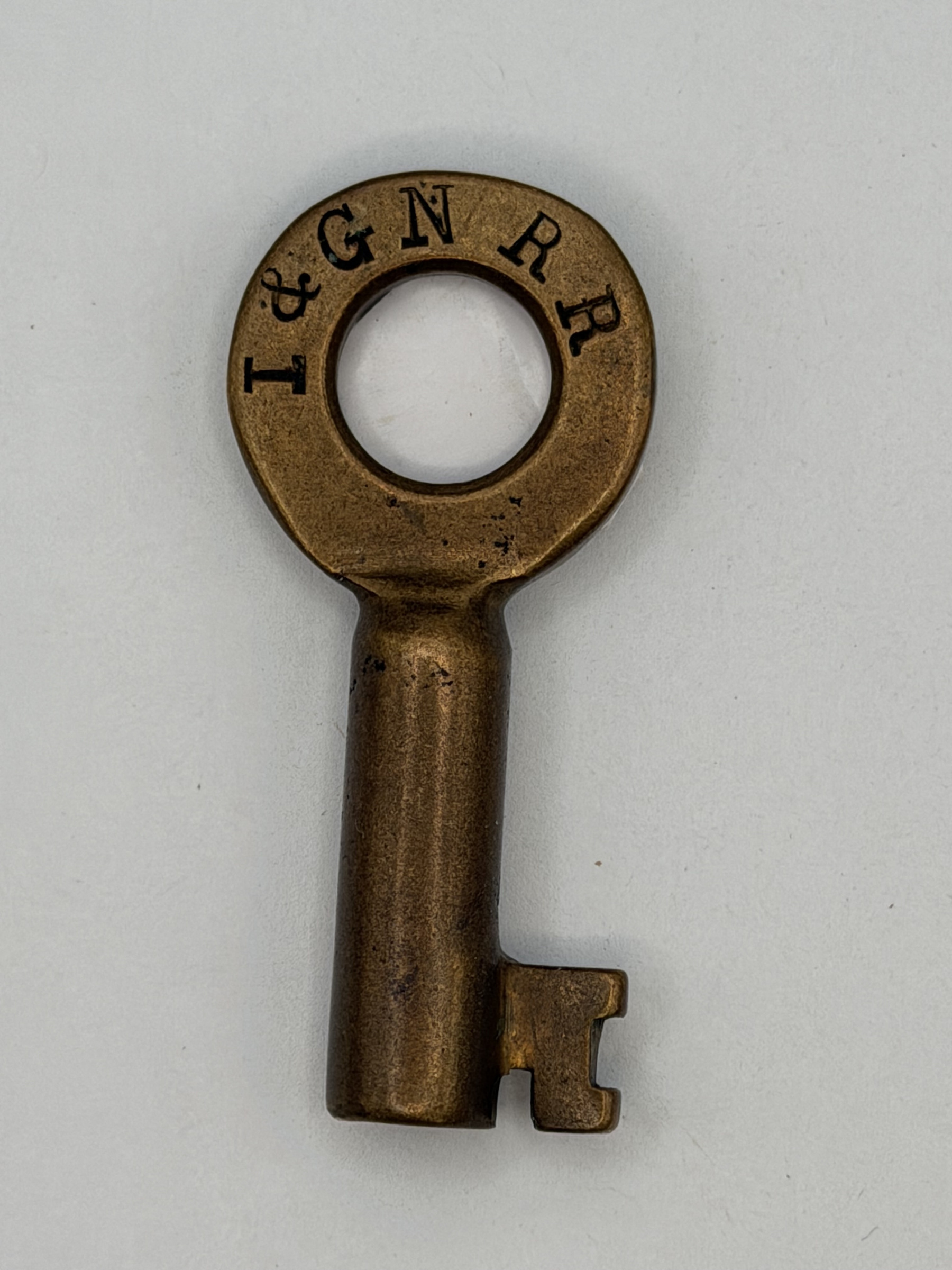 International & Great Northern Wilson [“W”] Bohannan Co. Brass Switch I&GN RR