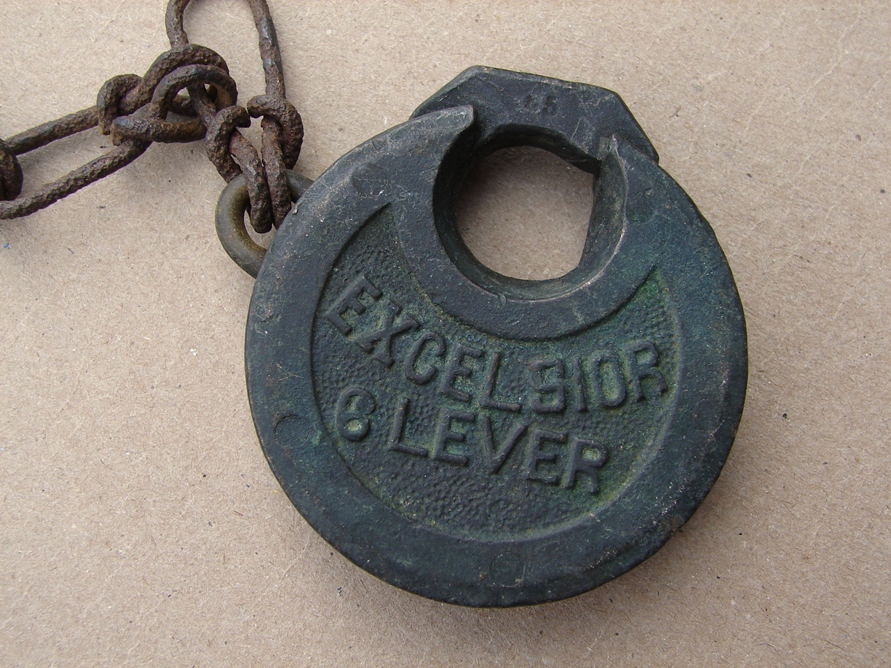Cumberland Valley Railroad Excelsior Lock Co. Brass Unknown CVRR