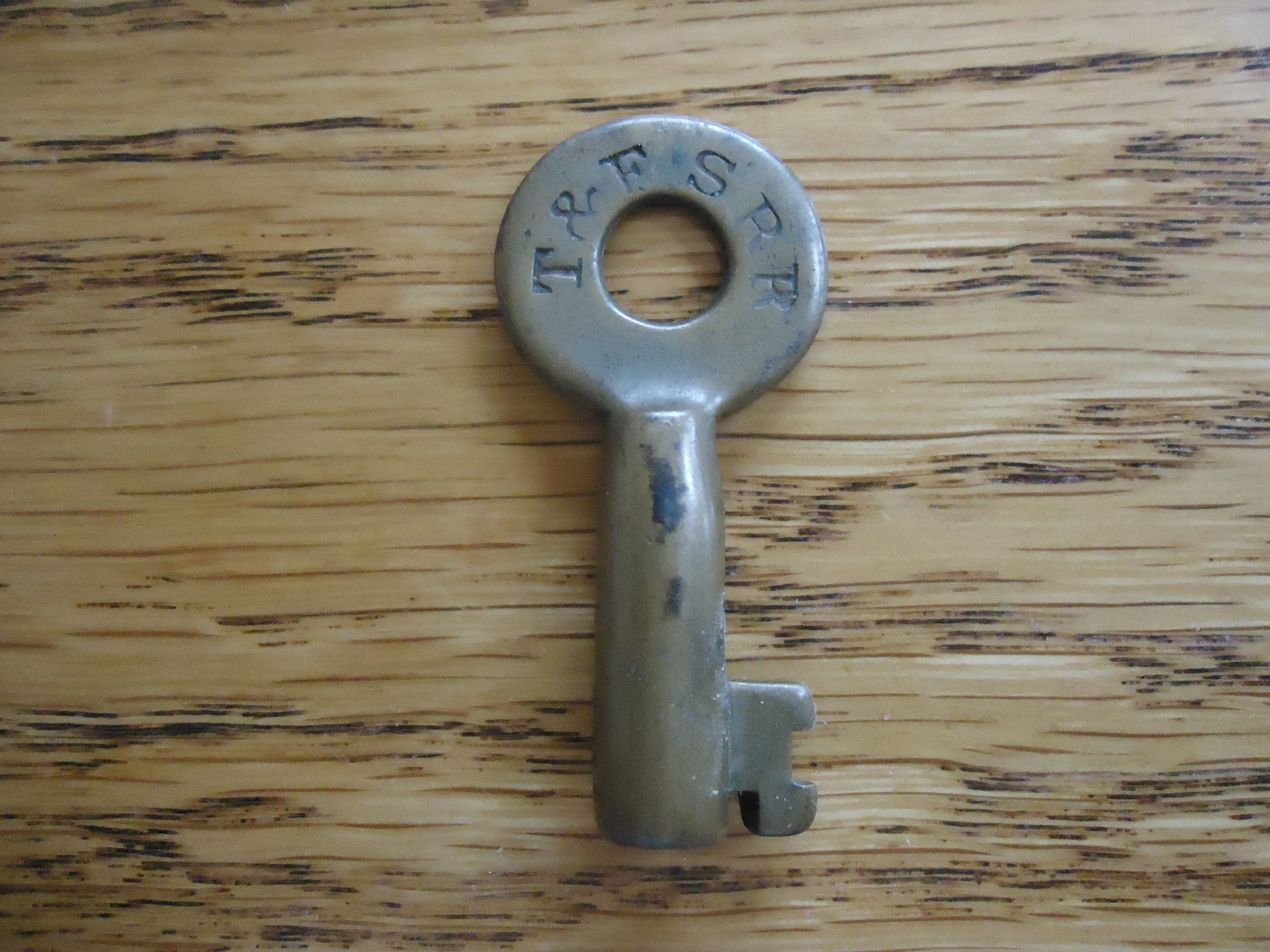 Texarkana & Fort Smith railroad M. M. Buck & Co. (diamond) Brass Switch T&FSRR