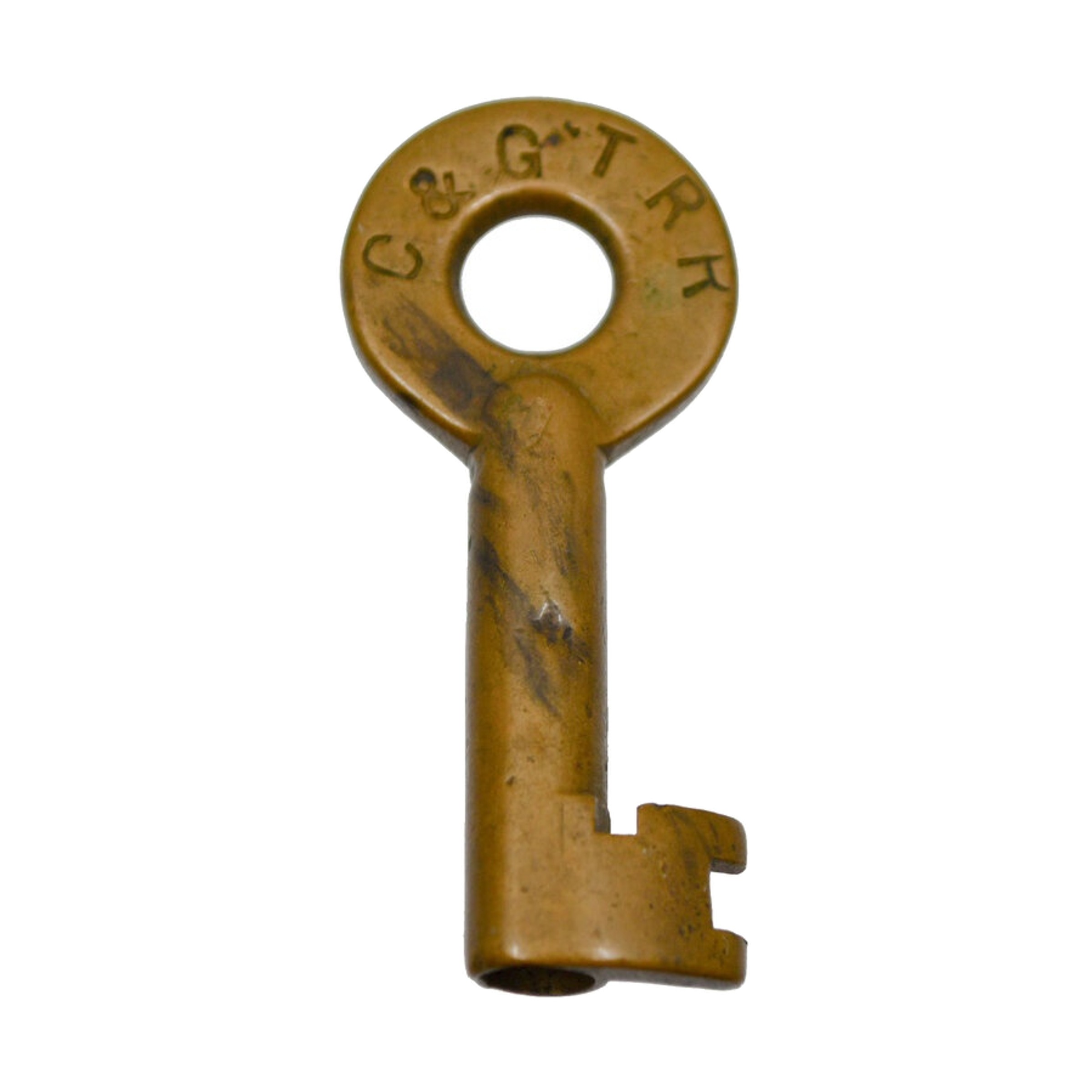 Chicago & Grand Trunk A&W shown in hexagon hallmark Brass Switch C&GT RR