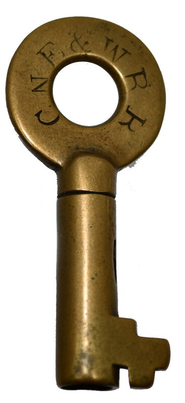 Central New England & Western Wilson Bohannan Brass Switch CNE & W RR