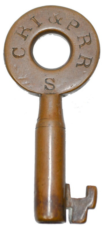 Chicago Rock Island & Pacific Crerar Adams & Co Chicago Brass Switch CRI&P RR
