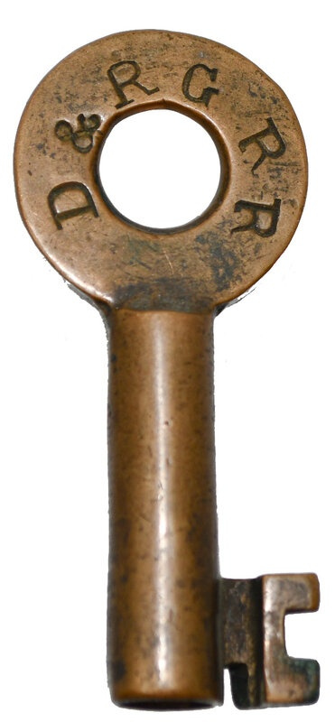 Denver & Rio Grande Brass Switch D&RGRR