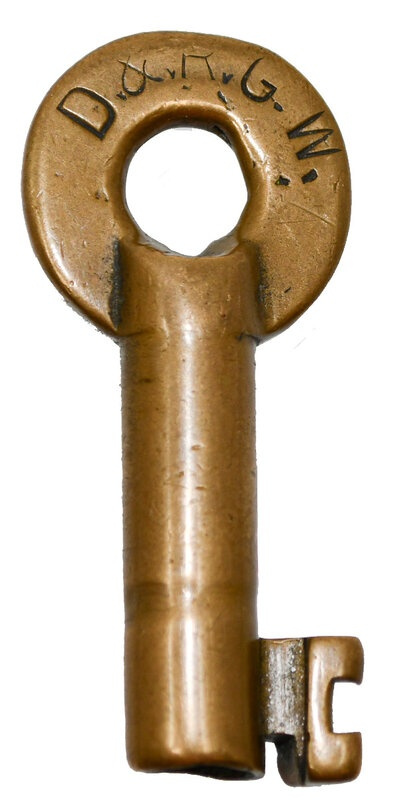 Denver & Rio Grande Western Adlake Brass Switch D&RGW