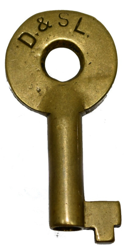 Denver & Salt Lake Adlake Brass Switch D&SL