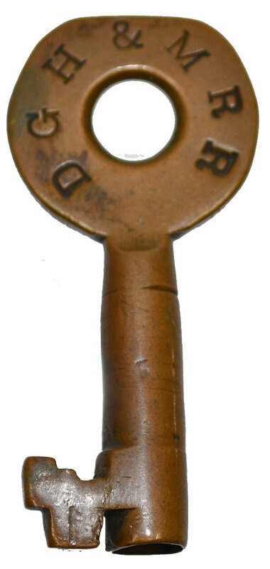 Detroit Grand Haven & Milwaukee Brass Switch DGH&MRR