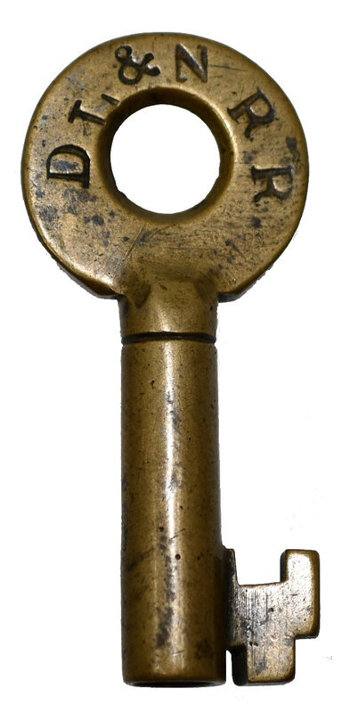 Detroit Lansing & Northern Wilson Bohannan Brass Switch DL&N RR