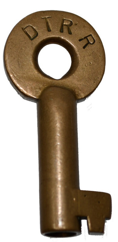 Detroit Terminal RR Adlake Brass Switch DT RR