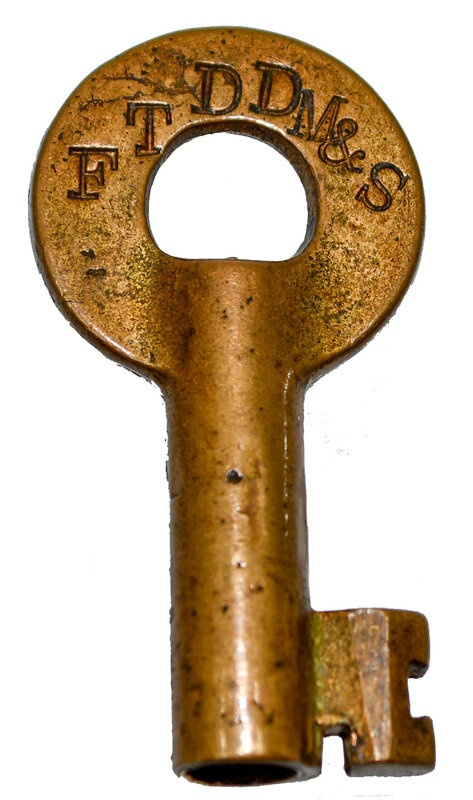 Ft Dodge Des Moines & Southern Brass Switch FTDDM&S