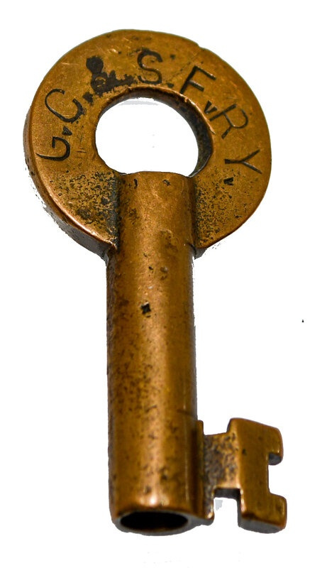Gulf Colorado & Santa Fe Adlake Brass Switch GC&SF RY