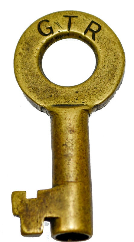 Grand Trunk D. Johnson Brass Switch GTR