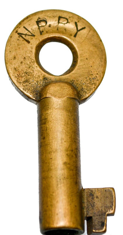 Northern Pacific Adlake Brass Switch NPRY