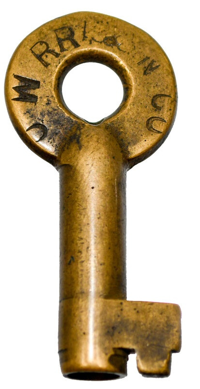 Oregon Washington RR & Navigation A&W shown in oval hallmark Brass Switch OWRR
