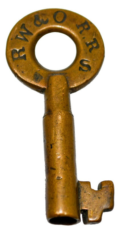 Rome Watertown & Ogdensburg Romer & Co Brass RW&O RR