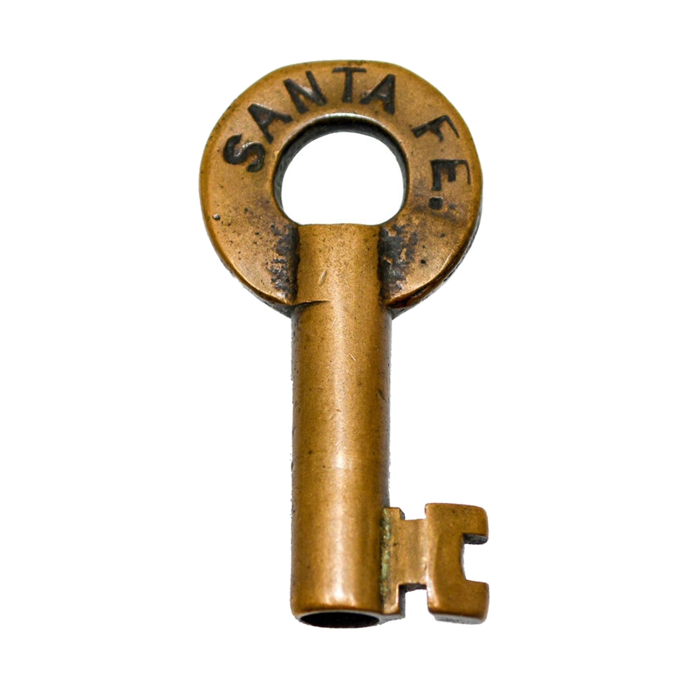 SANTA FE A&W shown in oval hallmark Brass Switch