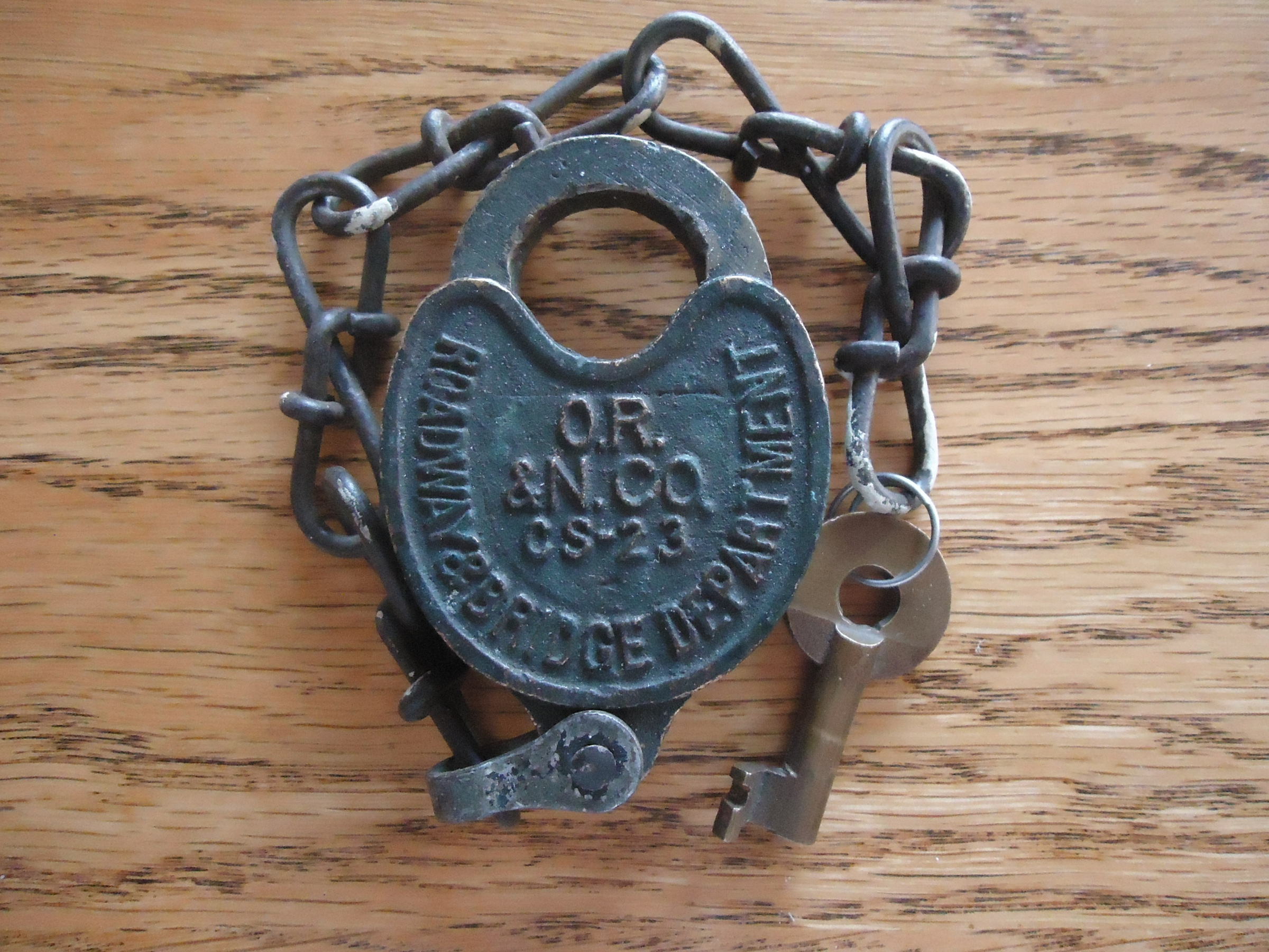 Oregon Railroad & Navigation Adams & Westlake (hexagon) Brass Roadway & Bridge OR&N