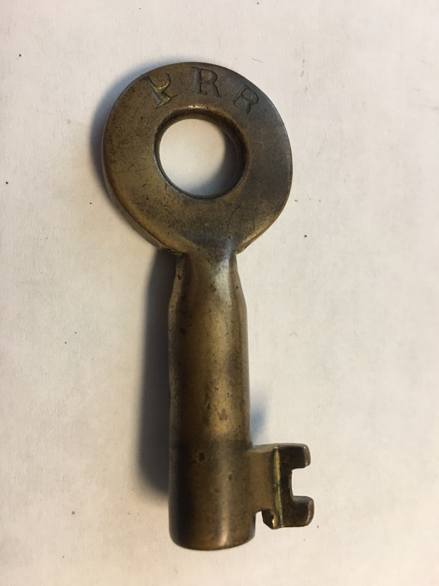 Pawnee RR M. M. Buck & Co. Brass Switch Key PRR