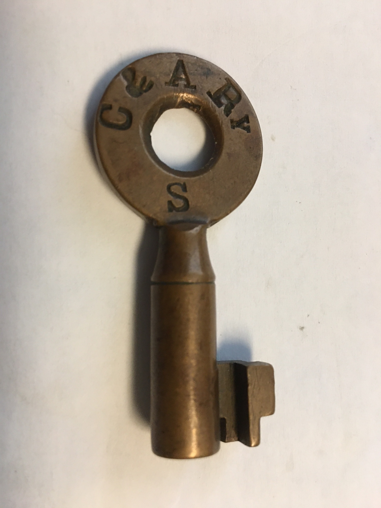 Chicago & Atlantic RY No hallmark Brass C&ARY