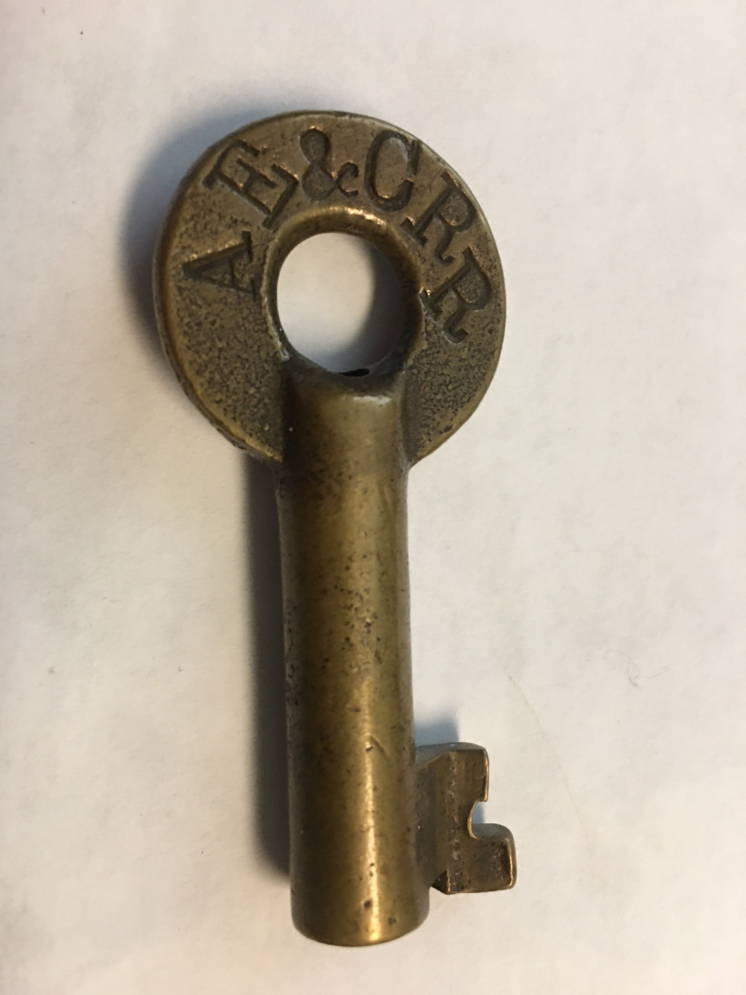 Aurora Elgin & Chicago RR No hallmark Brass Switch AE&CRR