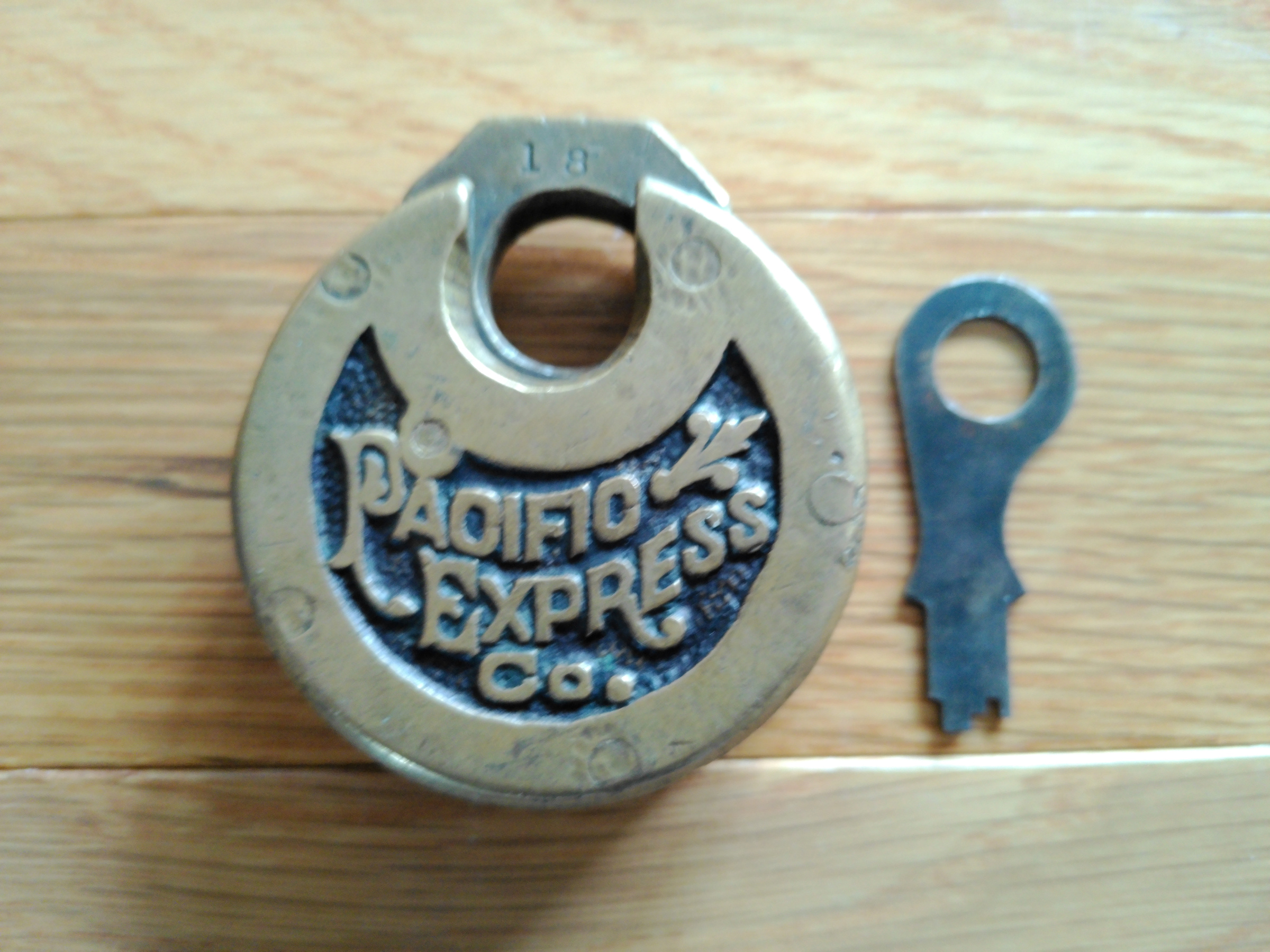 Pacific Express Co Brass Unknown