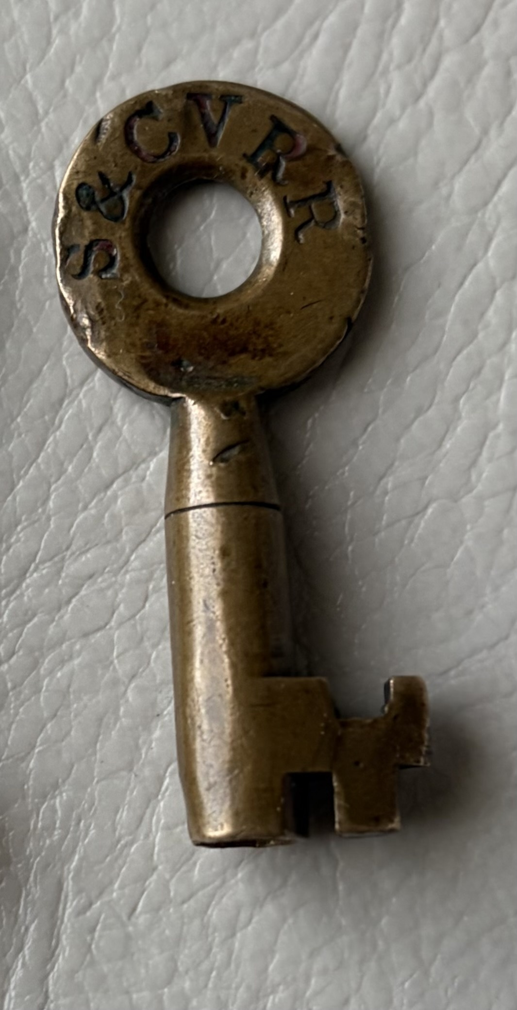 Syracuse and Chenango Valley Wilson [“W”] Bohannan Co. Brass Switch Key