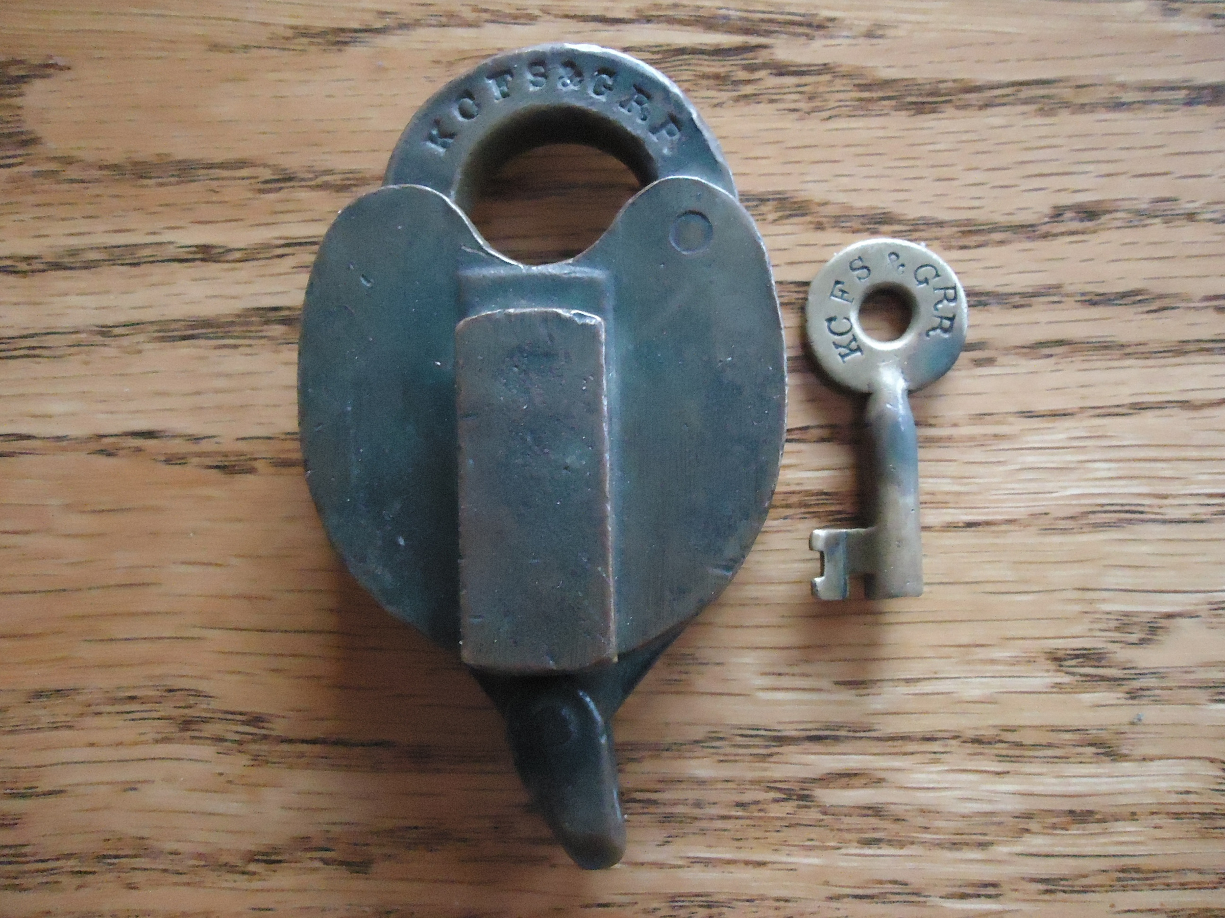 Kansas City Fort Scott & Gulf A. Prier Brass Switch KCFS & G RR