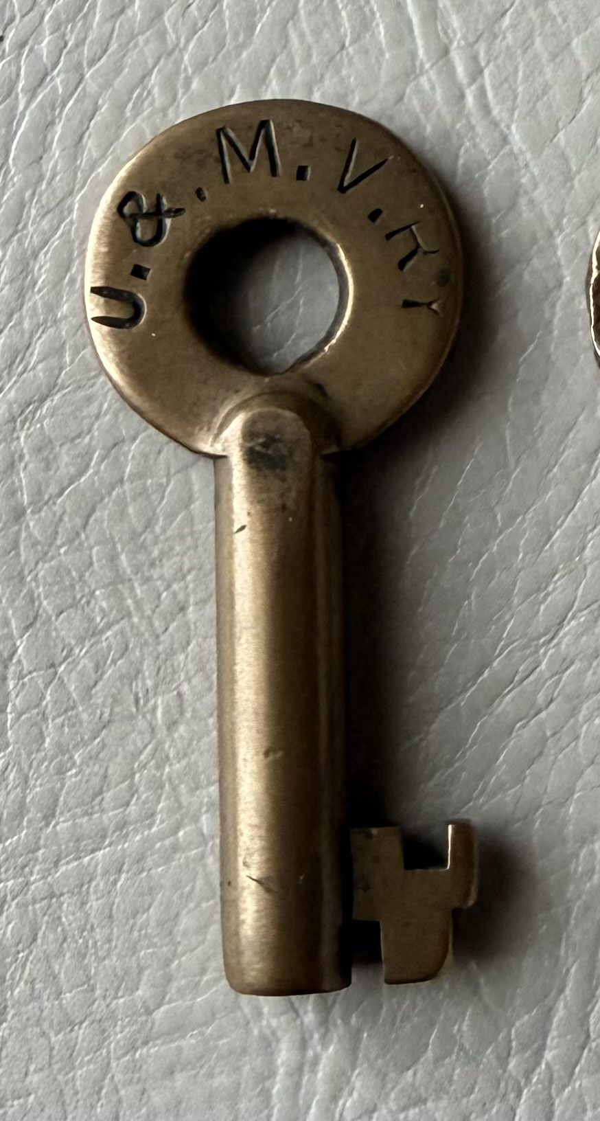 Utica and Mohawk Valley Railway Adams & Westlake (oval) Brass Switch U&MVRY