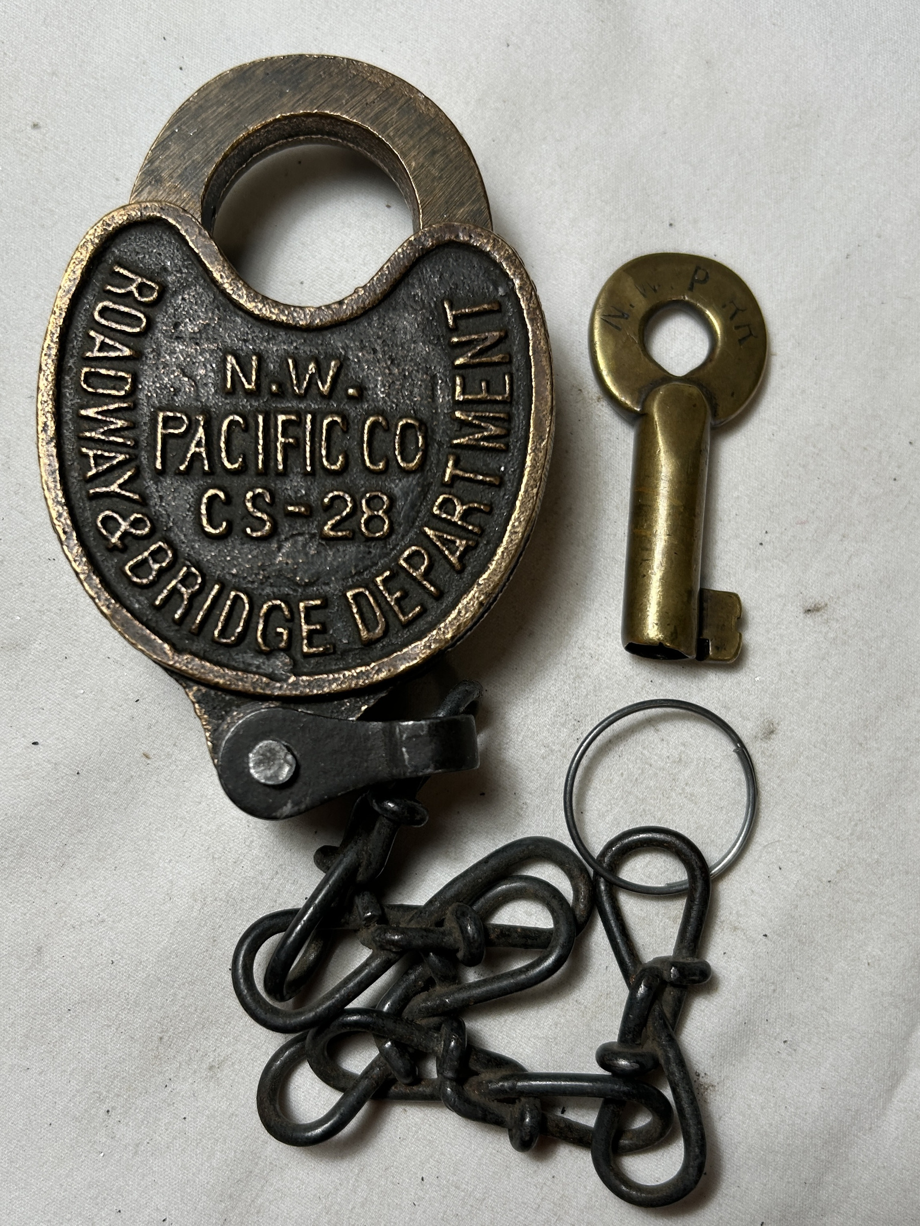 North West Pacific Adams & Westlake (hexagon) Brass Switch NWPRR