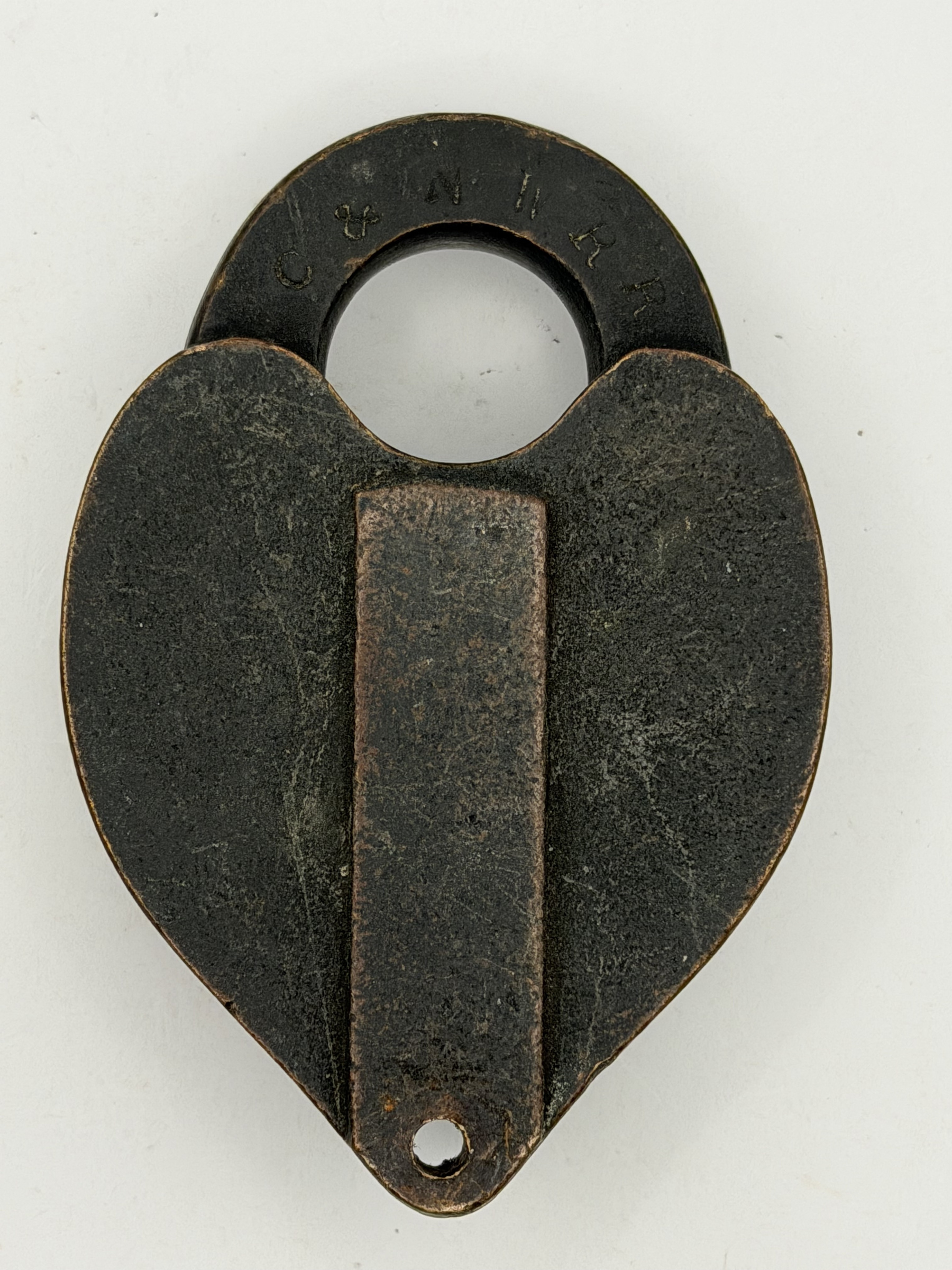 Chicago and North Western Railroad Wilson [“W”] Bohannan Co. Brass Switch C&NWRR