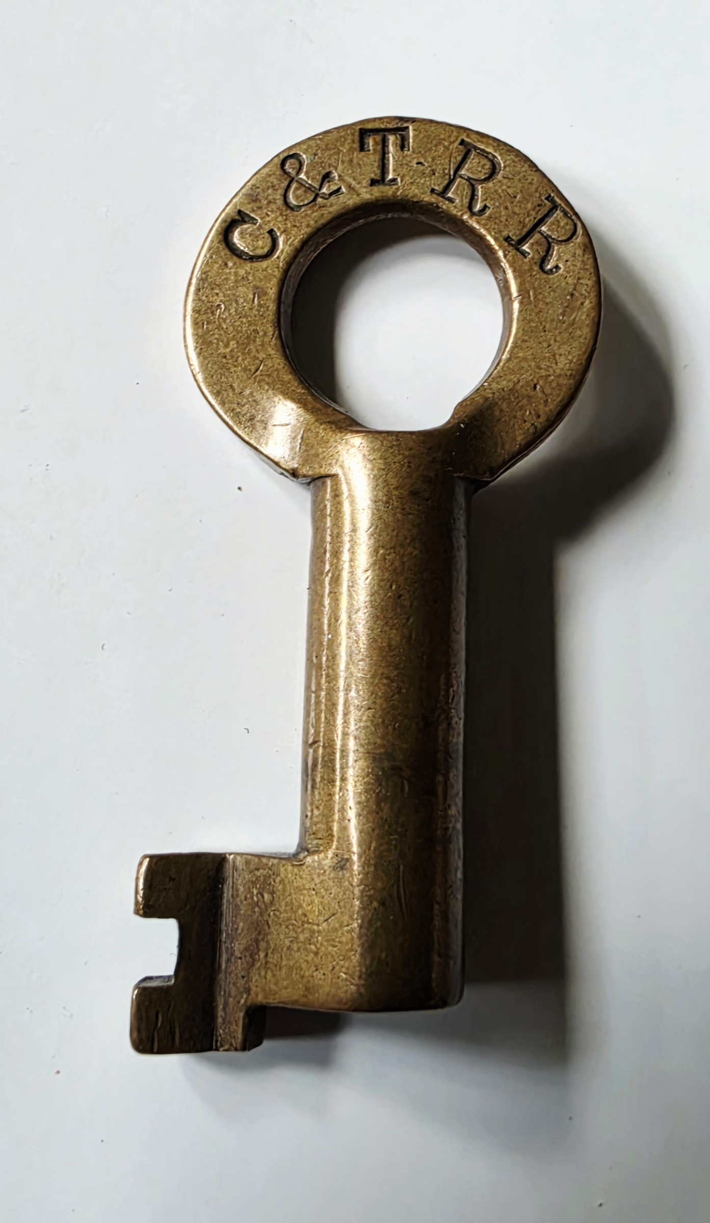 Catskill & Tannersville Railroad Wilson Bohannan Brass Switch Key