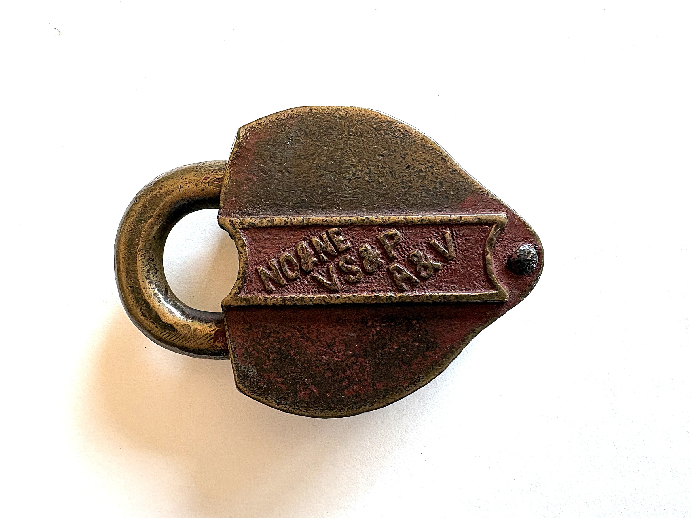 New Orleans and Northeastern Railroad Slaymaker (straight) – Slaymaker Lock Co. Brass Switch NO&NE