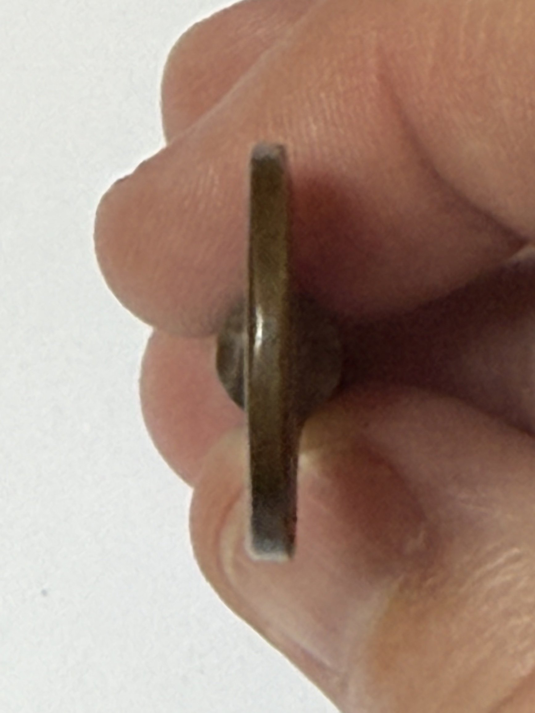 Louisville, Evansville and St. Louis Railroad No hallmark Brass Switch Key LE&STLRR