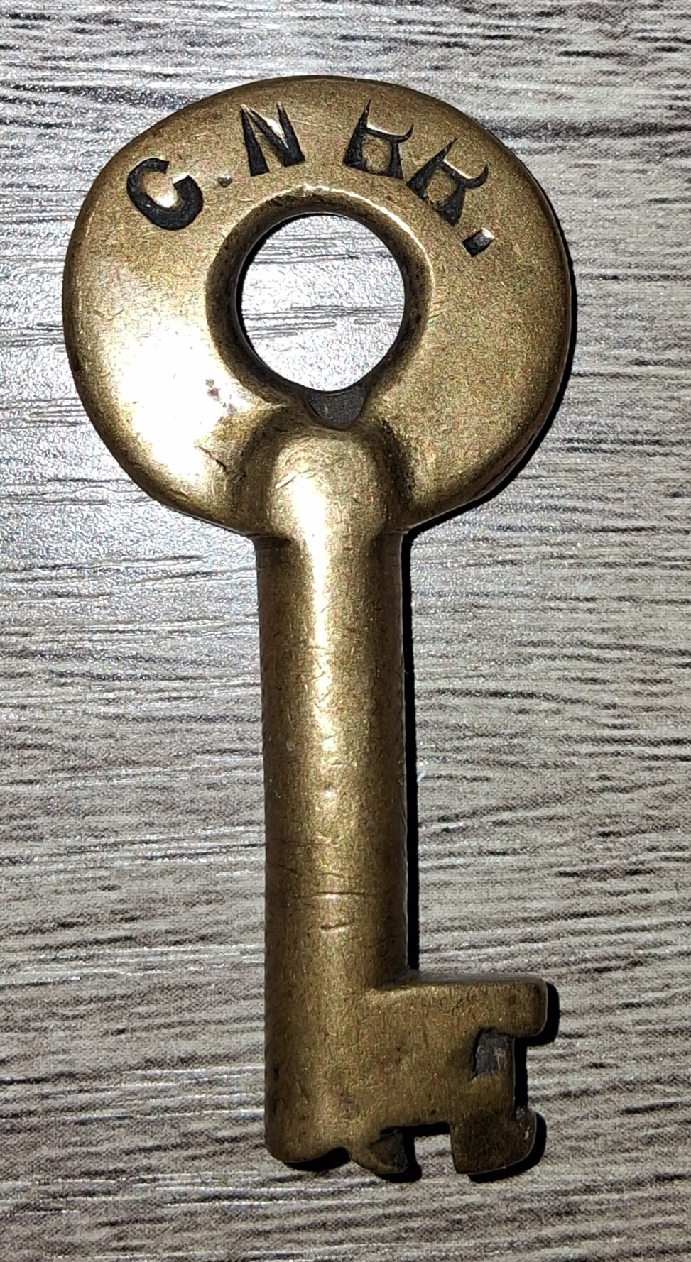 Cincinnati Northern Railroad Adams & Westlake Brass Car Key CNRR