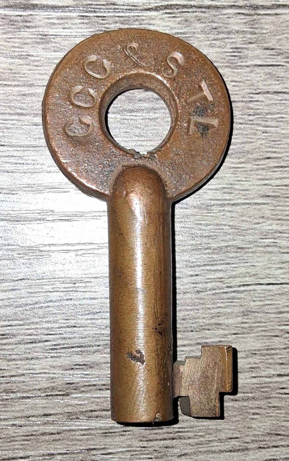Cleveland, Cincinnati, Chicago and St. Louis Railway Fraim Brass Unknown CCC&STL