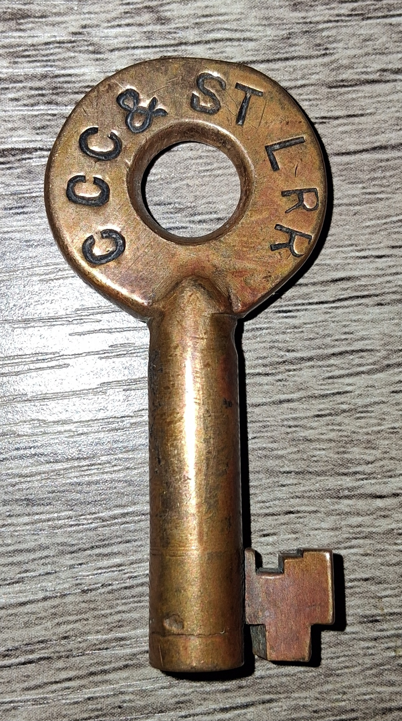 Cleveland, Cincinnati, Chicago and St. Louis Railway Adams & Westlake Brass Switch CCC&STL