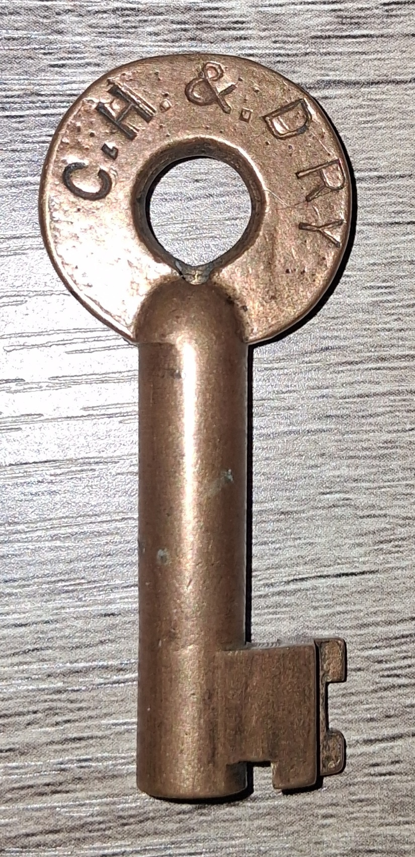 Cincinnati Hamilton & Dayton Adams & Westlake Brass Switch CH&DRY