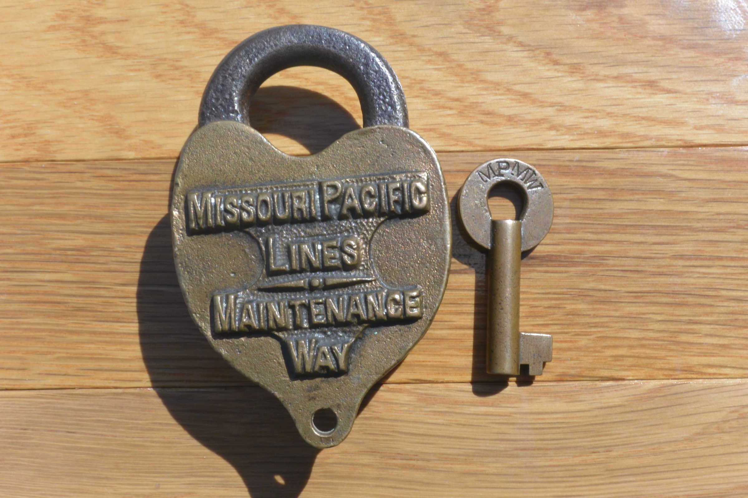 Missouri Pacific Brass Maintenance of Way MPRR