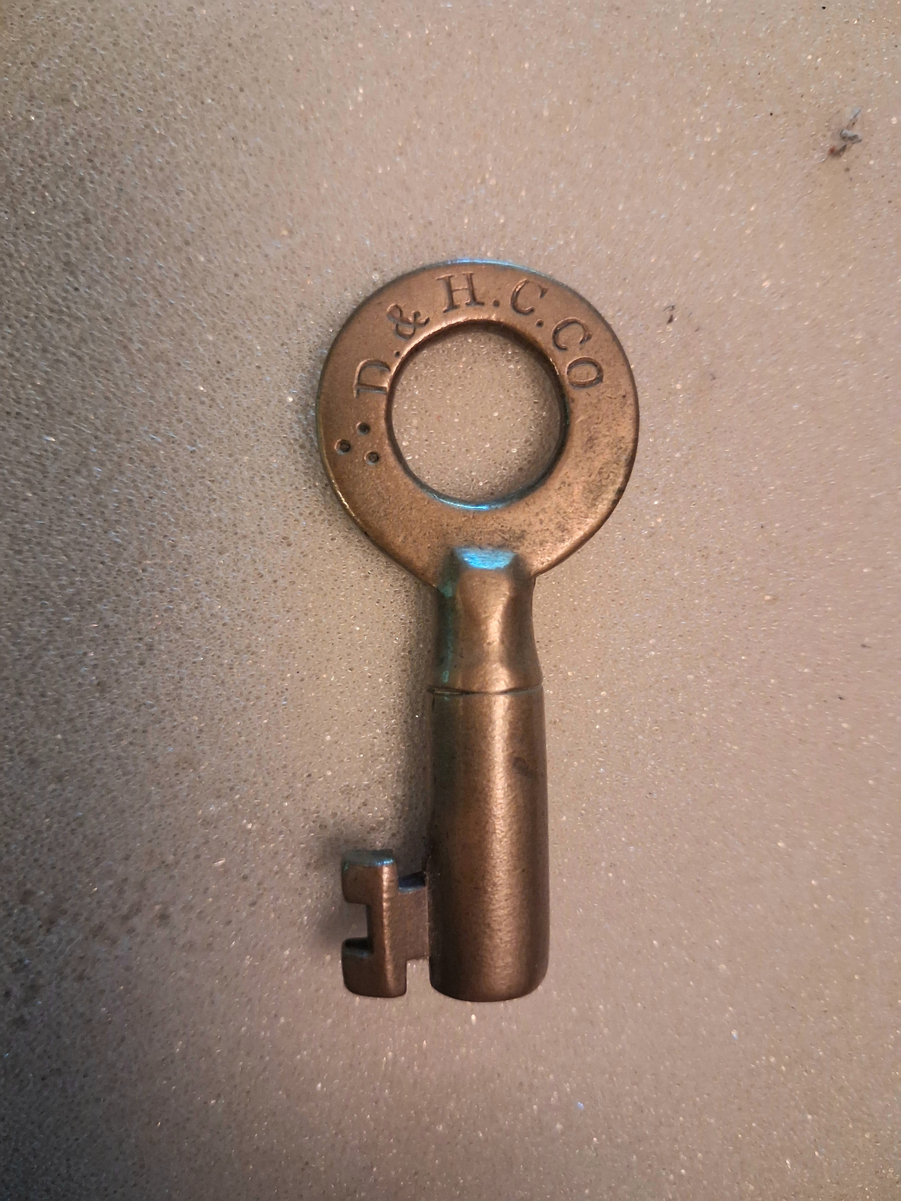 Delaware & Hudson Canal Co Wilson [“W”] Bohannan Co. Brass Switch D&HCCO