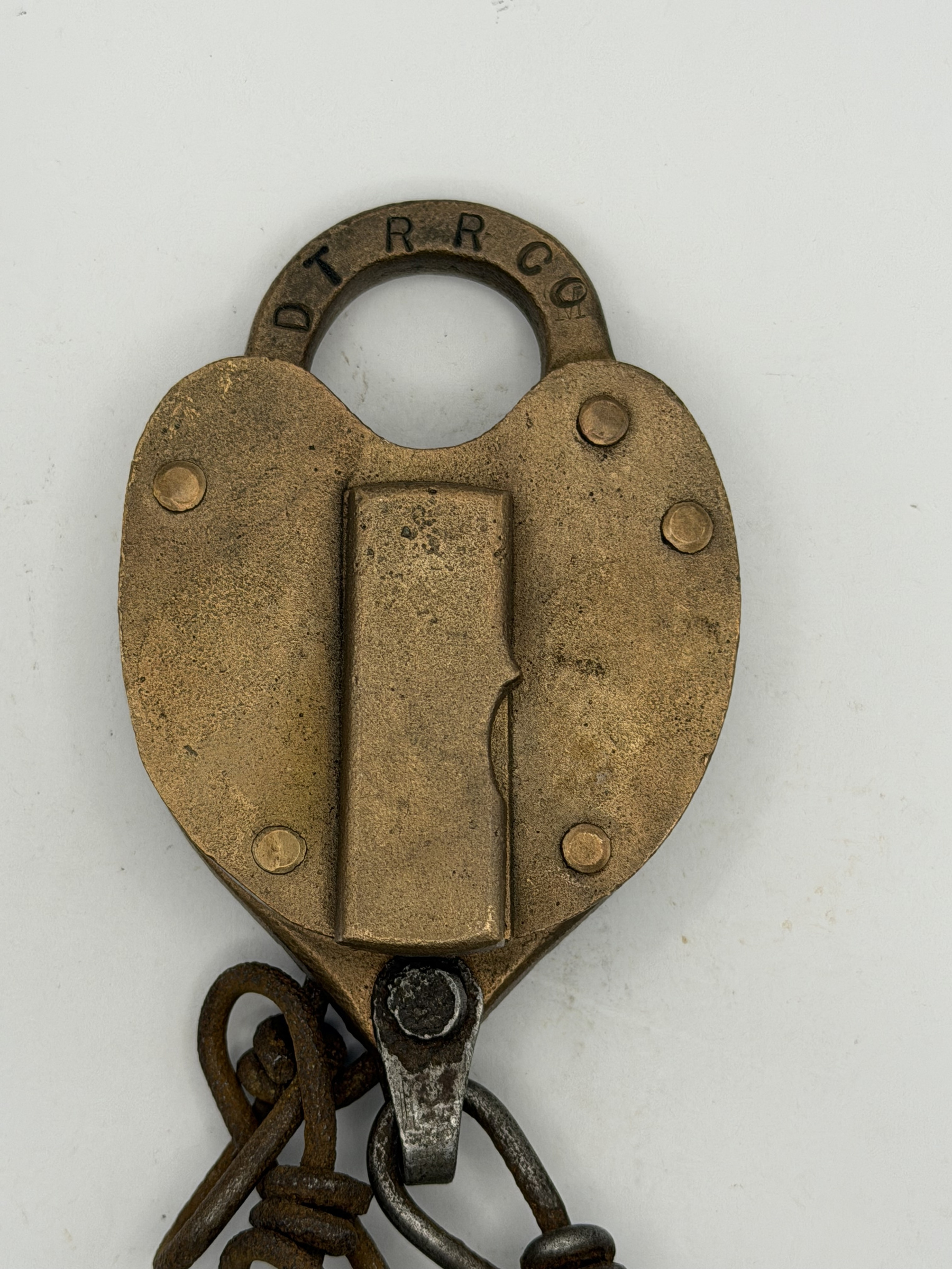 Detroit Terminal Railroad No hallmark Brass Unknown DT RR