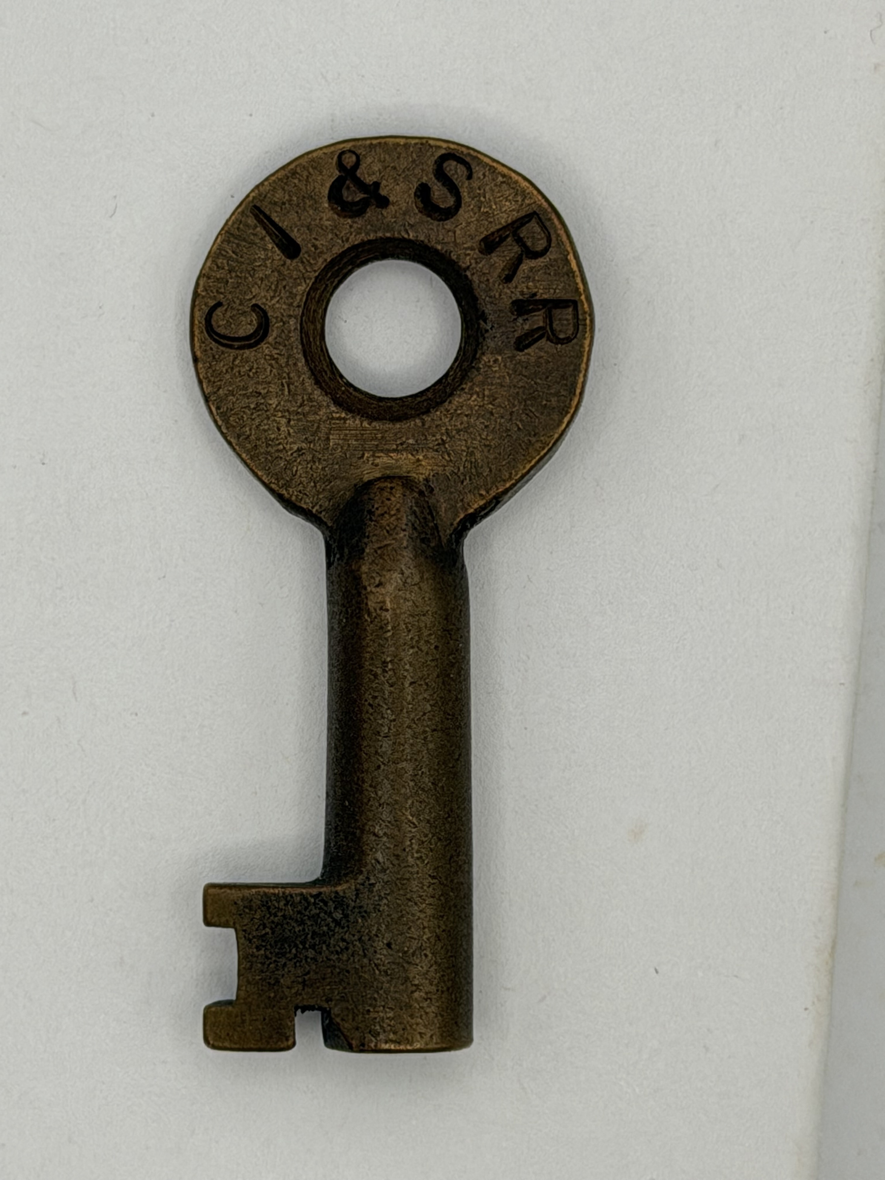 Chicago, Indiana and Southern Railroad Adams & Westlake (oval) Brass Unknown CI&SRR