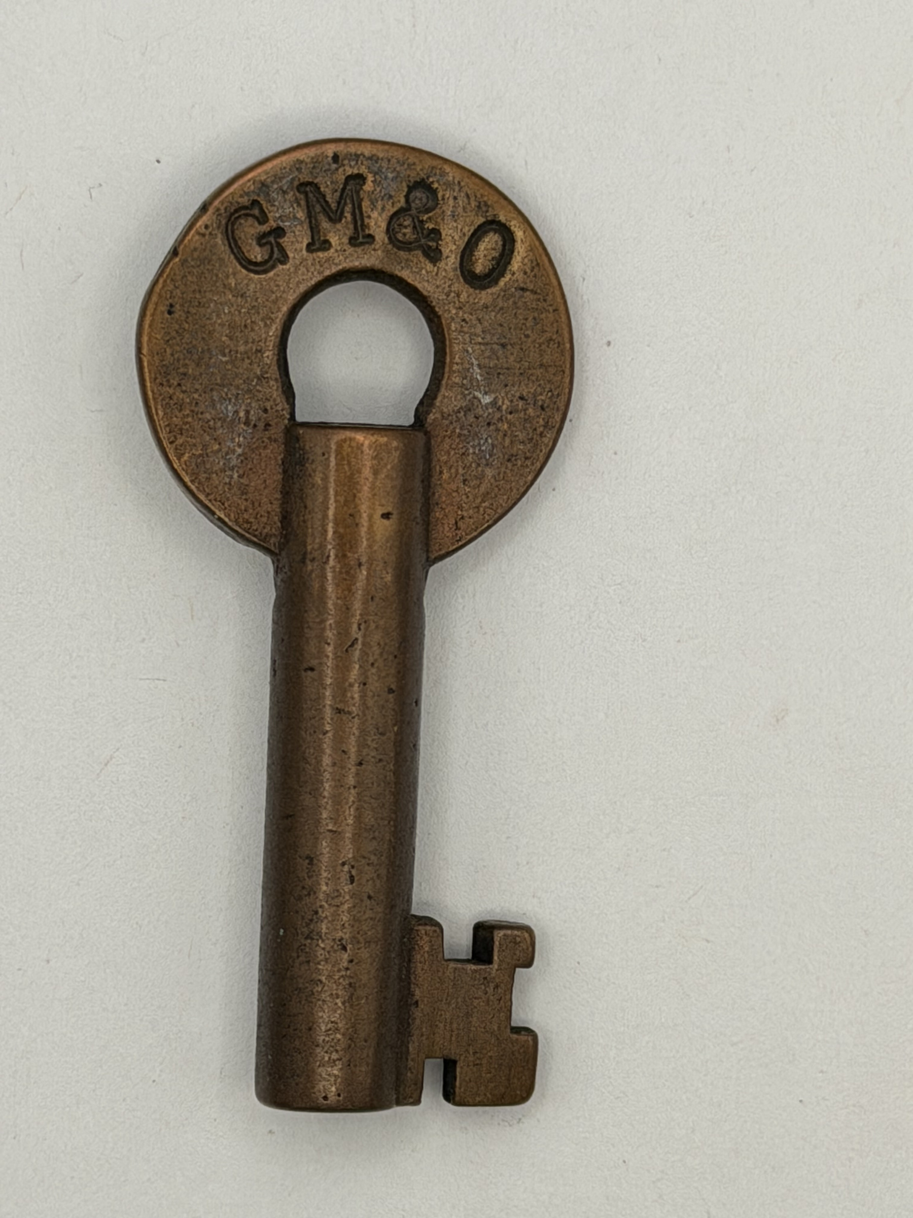 Gulf Mobile and Ohio RR S. R. Slaymaker Co. Brass Repair Track GM&O