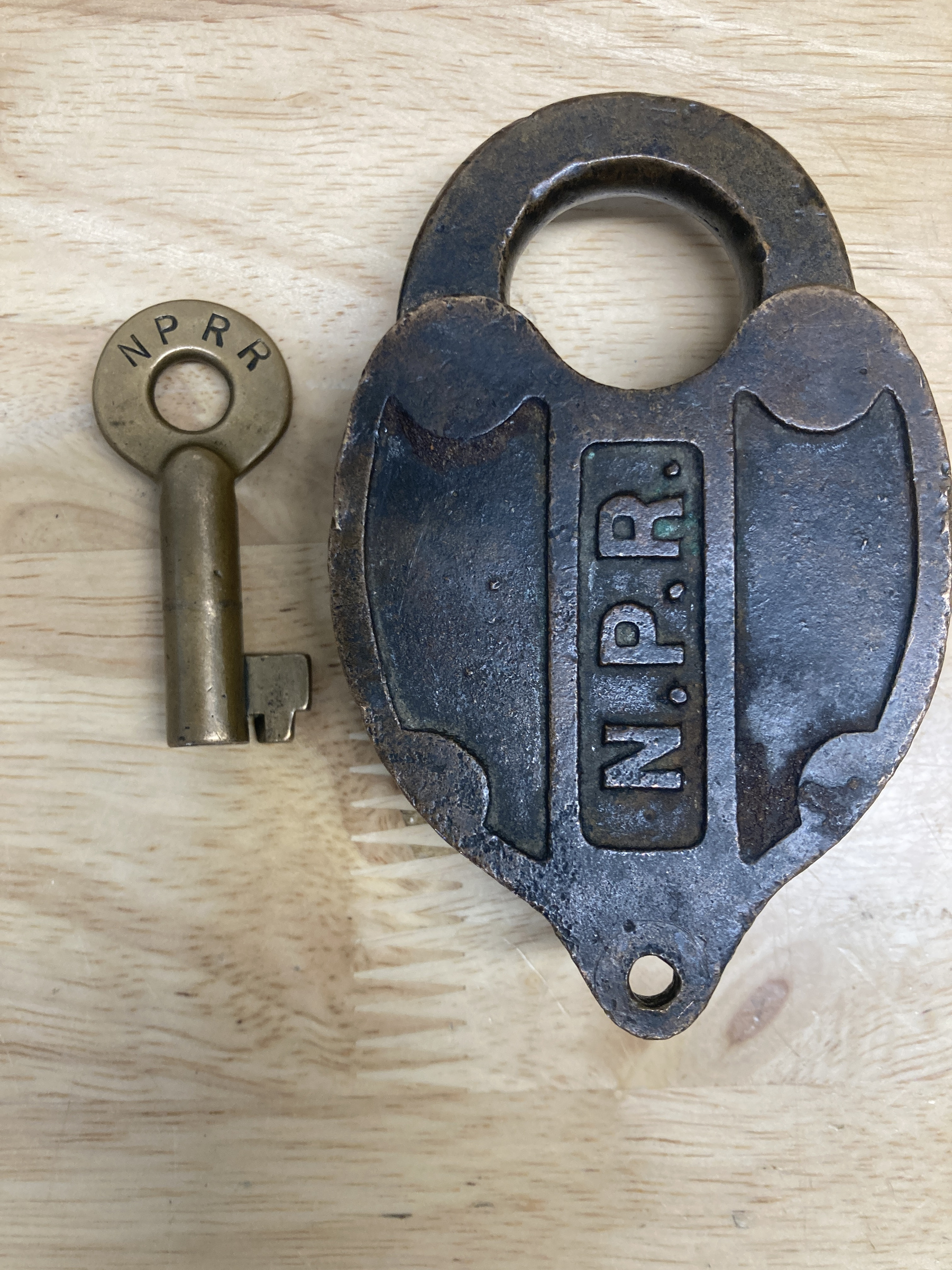Northern Pacific E. T. Fraim Lock Co. Brass Switch NPRY
