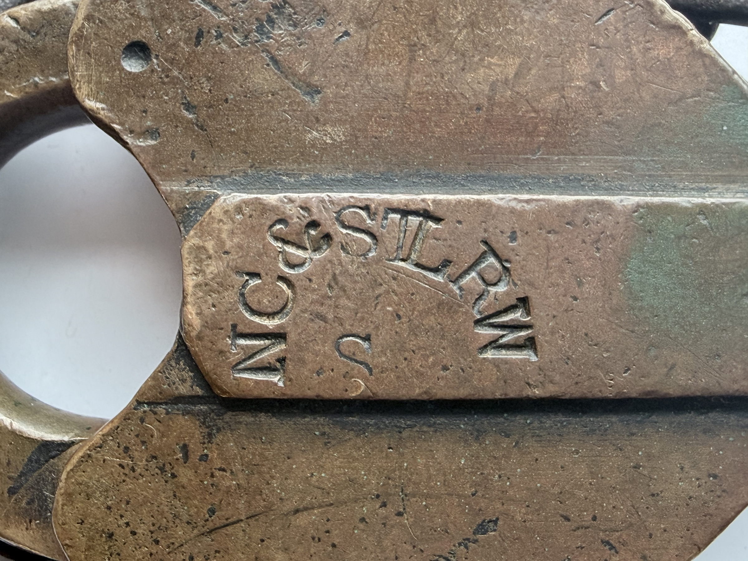 Nashville, Chattanooga and St. Louis Railway Geo. B. Bahr & Co. Brass Switch NC&STLRW