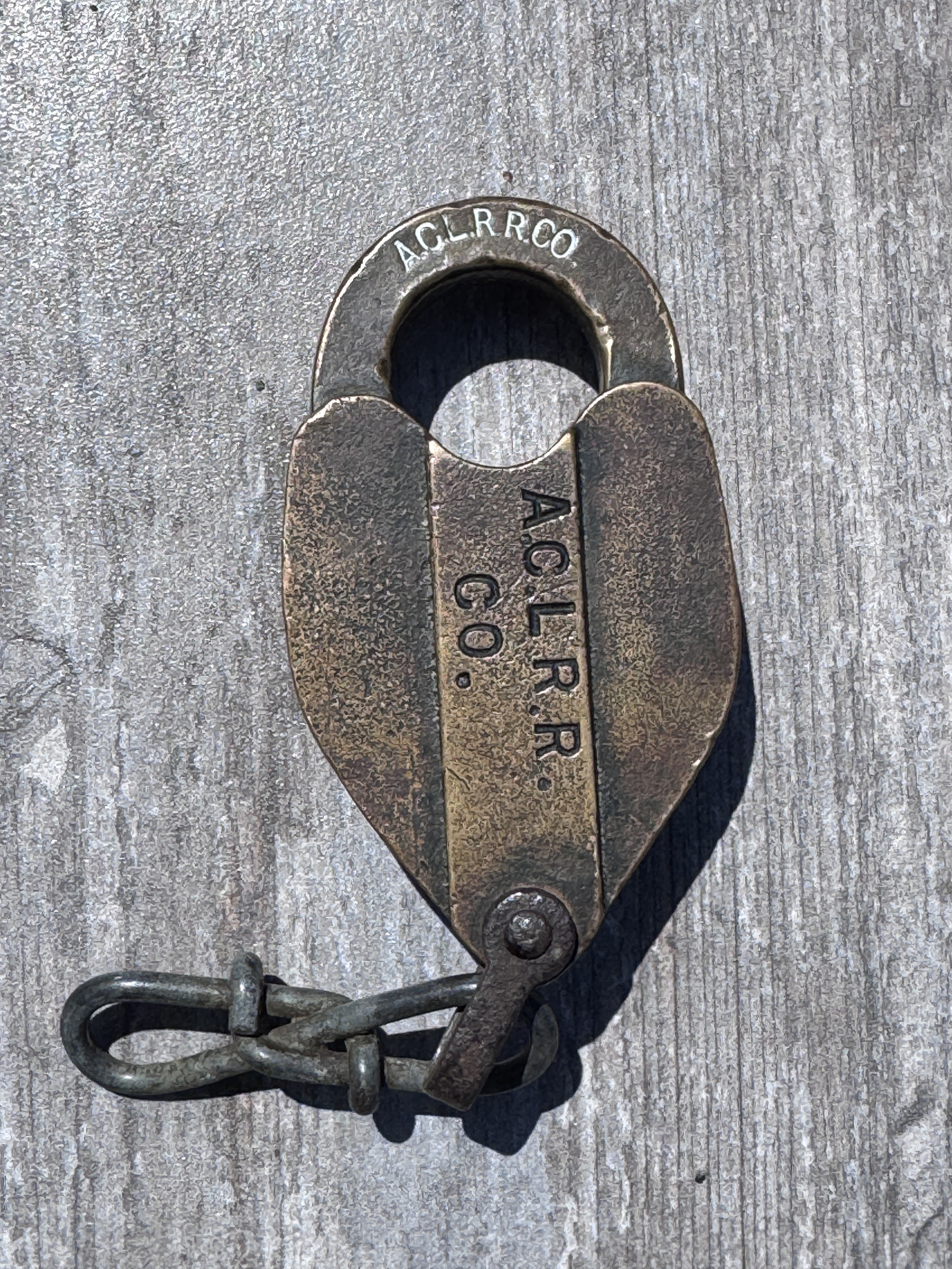 Atlantic Coast Line Railroad The O. M. Edwards Co. Brass Switch ACL