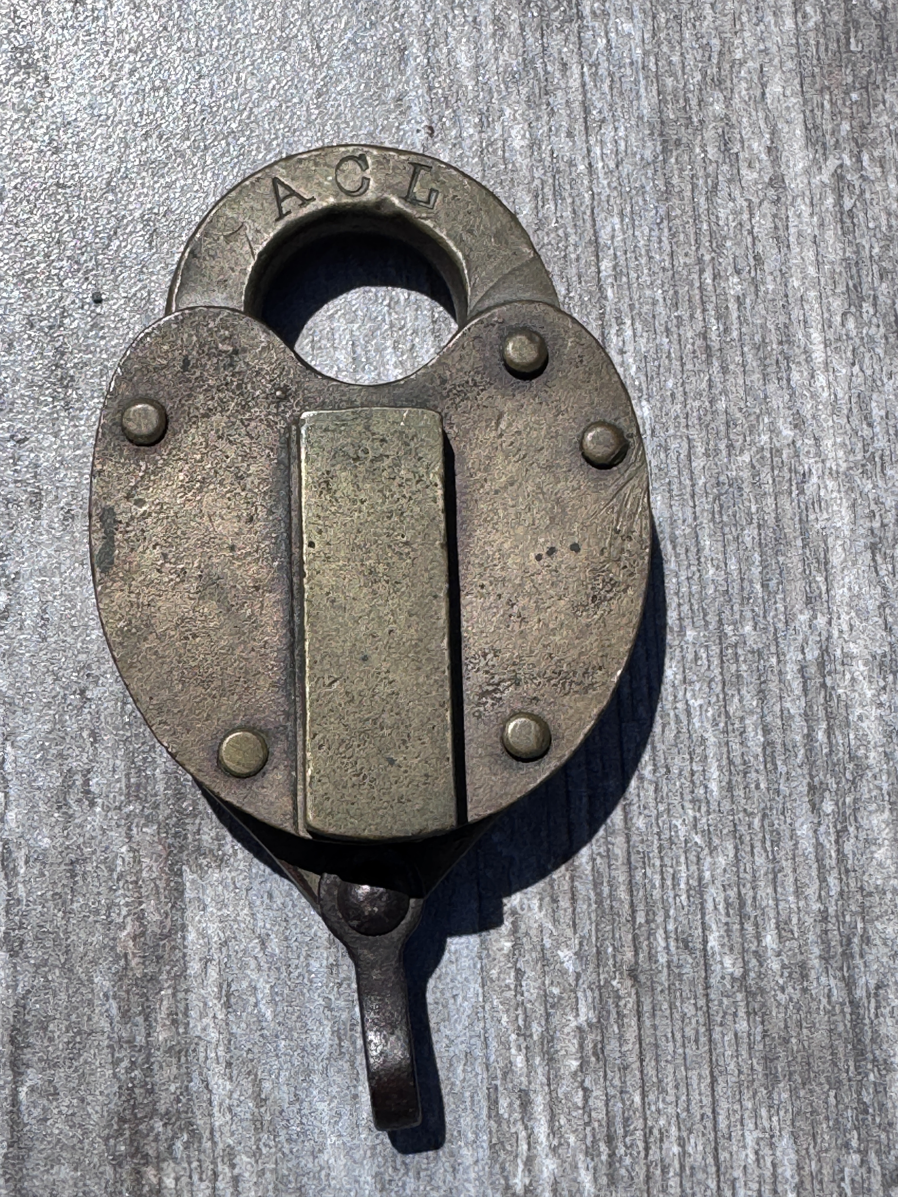 Atlantic Coast Line Railroad Slaymaker Brass Switch ACL