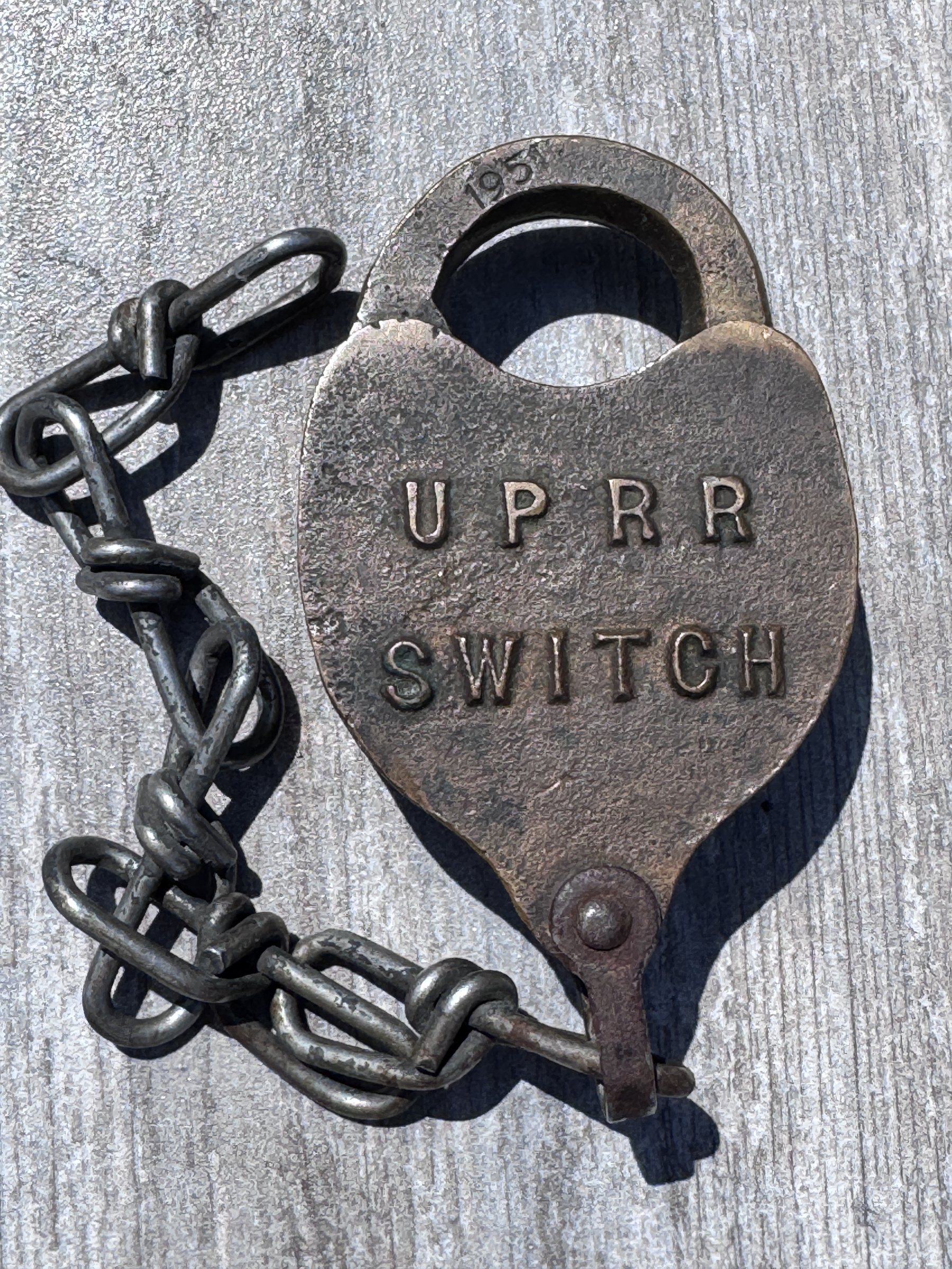 Union Pacific No hallmark Brass Switch UPRR