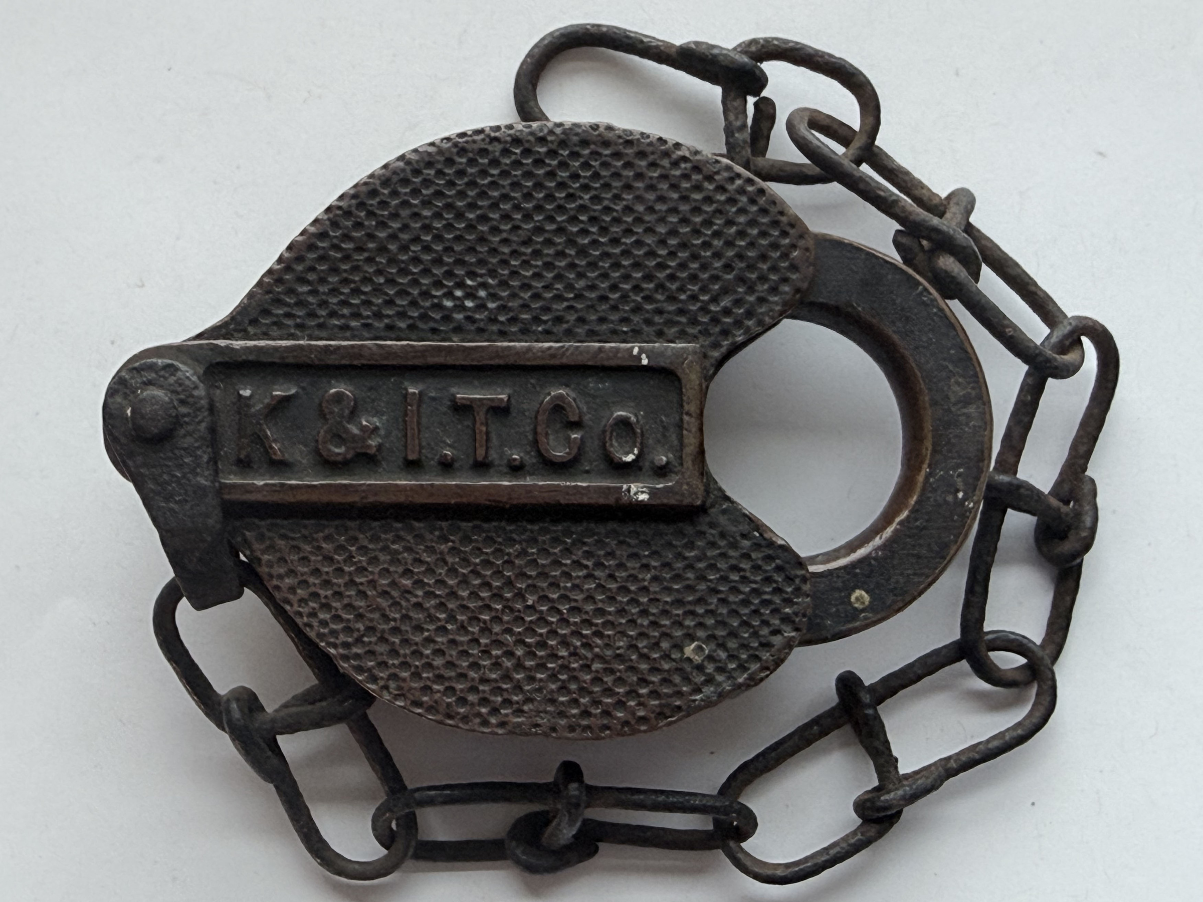 Kentucky & Indiana Terminal Company Miller Lock Co. Brass Unknown K&ITCO